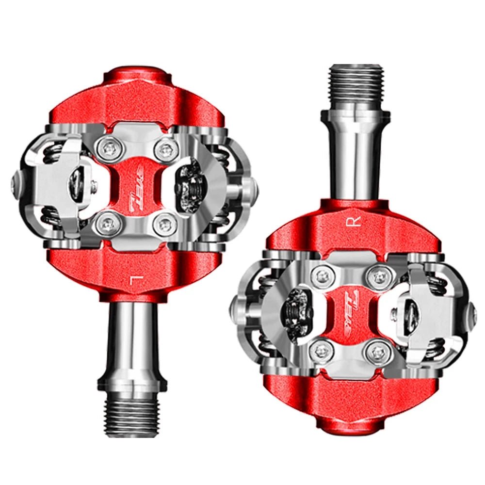 Mandotos RYET MTB clipless pedals with sturdy grip and secure connection for mountain biking.