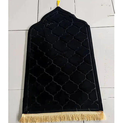 Mandotos Sacred Space prayer mat, soft fabric with intricate patterns, designed for comfortable prayer and meditation.