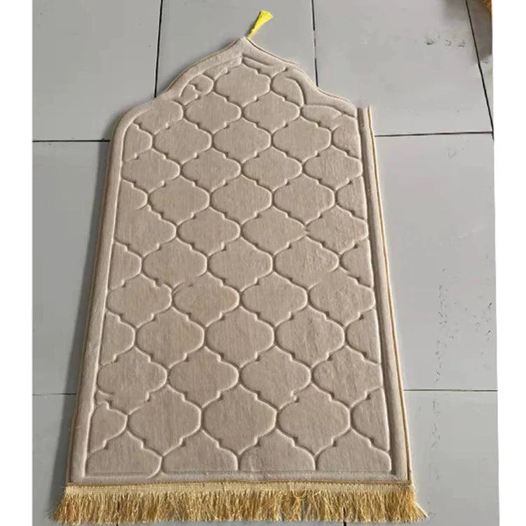 Mandotos Sacred Space prayer mat with intricate patterns and soft fabric for comfortable prayer sessions