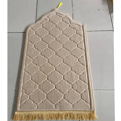 Mandotos Sacred Space prayer mat with intricate patterns and soft fabric for comfortable prayer sessions