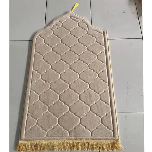 Mandotos Sacred Space prayer mat with intricate patterns and soft fabric for comfortable prayer sessions