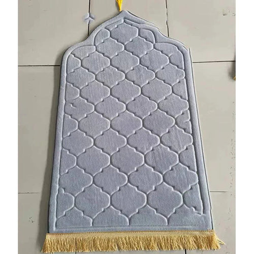 Mandotos Sacred Space prayer mat with intricate patterns and soft fabric, designed for comfortable prayer and meditation.