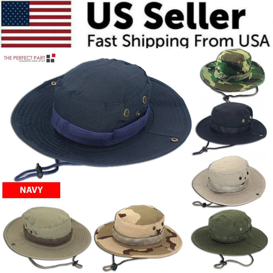 Mandotos safari camo sun hat with mesh brim, outdoor boonie style for sun protection and ventilation.