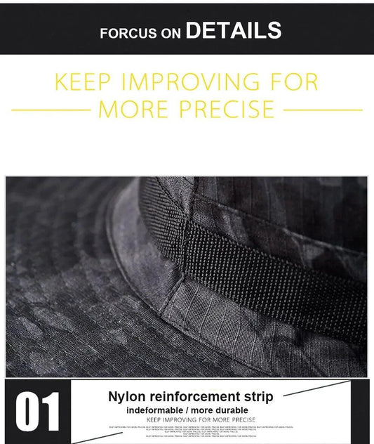 Mandotos safari camo sun hat with mesh boonie design, ideal for outdoor activities and sun protection.