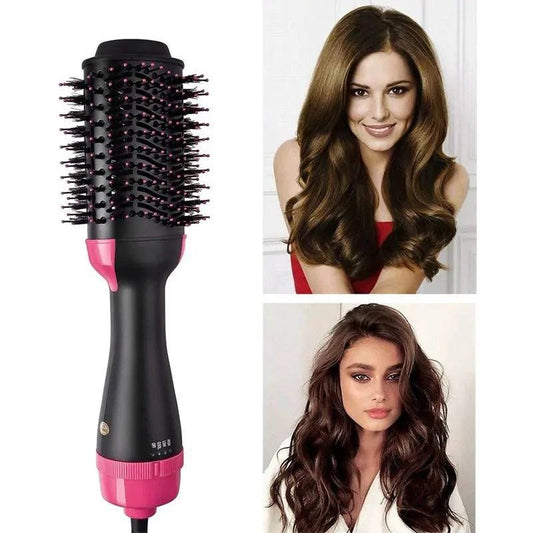 Mandotos Salon Pro Hair Styler and Volumizer shown with heated styling plates and ergonomic handle for professional hair styling.