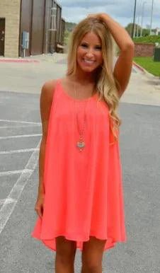 Mandotos Seaside Dream chiffon sundress with flowing fabric and elegant design, perfect for sunny day outings.