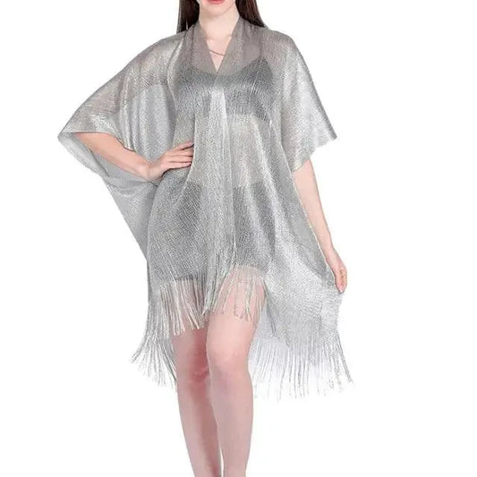 Mandotos Seaside Elegance women's cover-up with lightweight, flowing fabric perfect for beach or poolside wear.
