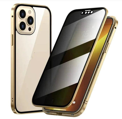 Mandotos SecureGuard Privacy Case for smartphones, black protective cover with privacy screen feature, anti-spy phone case.