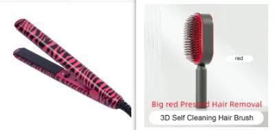 Mandotos self-cleaning hair brush with scalp massage features, easy one-click cleaning and ergonomic design.