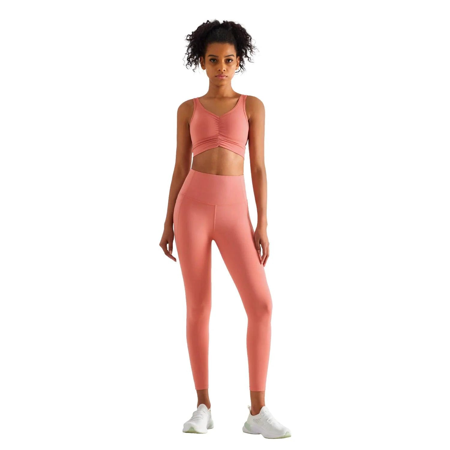 Mandotos ShapeEnhance activewear leggings featuring a high-waisted design and sleek, stretchy fabric for workout comfort.