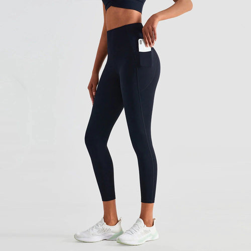Mandotos ShapeEnhance activewear leggings featuring a high-waisted design, stretchy fabric, and contouring fit for workout and casual wear.