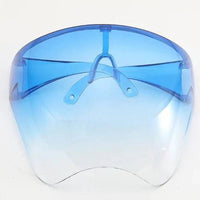 Mandotos shielding eyewear goggles with anti-fog safety glasses, featuring clear lenses and adjustable straps for secure fit.