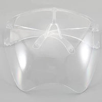 Mandotos shielding eyewear goggles with anti-fog safety glasses, clear lens and adjustable strap for protective eye wear.