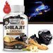 Mandotos Shilajit natural energizer supplement with dark resin-like appearance, used for body rejuvenation, mental clarity, and immune support.