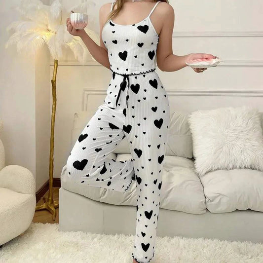 Mandotos Silky Love Sling Sleep Set featuring soft, silky fabric and adjustable straps for comfortable sleep wear.