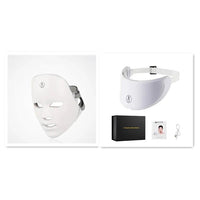 Mandotos Skin Rejuvenation Facial Beauty Device showing sleek handheld device with LED light panel for skincare treatment