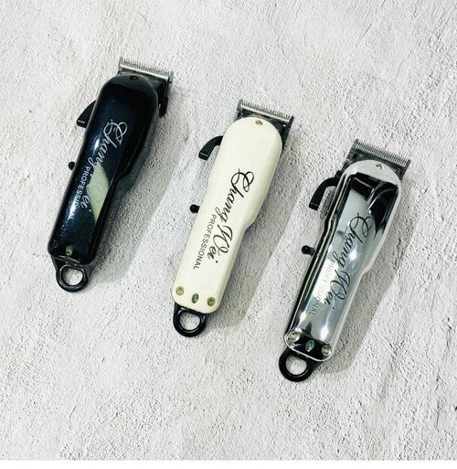 Mandotos Sleek Precision Trimmer Clipper with stainless steel blades and ergonomic design for precise grooming.