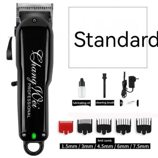 Mandotos Sleek Precision Trimmer Clipper with stainless steel blades and ergonomic design for precise grooming.
