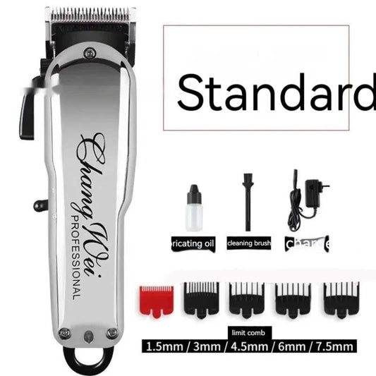 Mandotos Sleek Precision Trimmer Clipper with stainless steel blades and ergonomic design for detailed grooming.