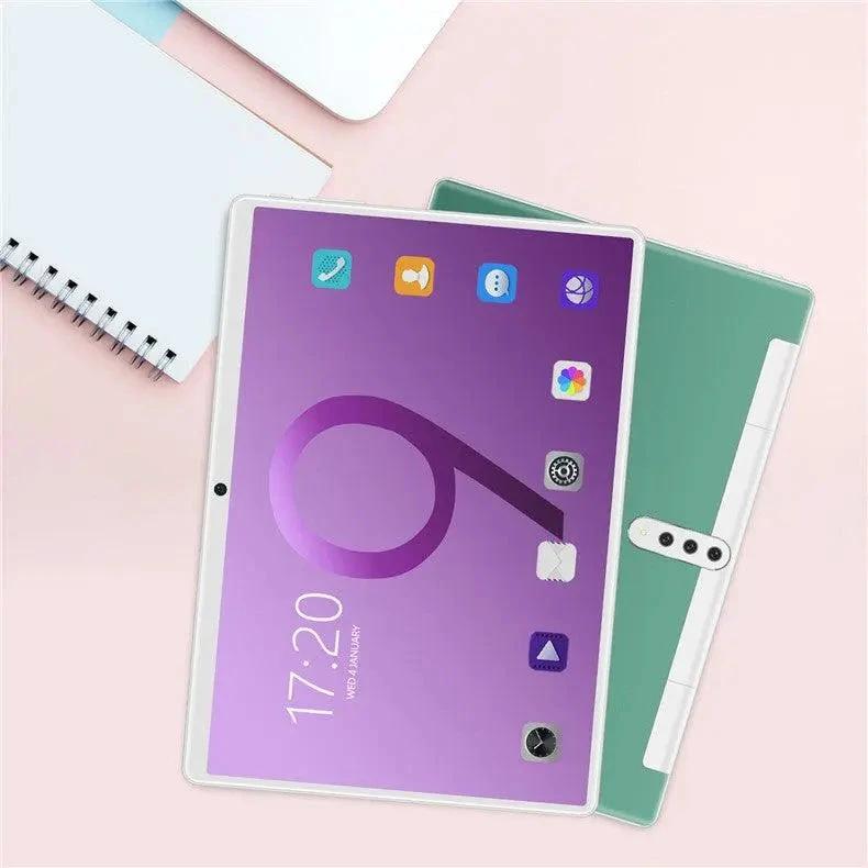 Mandotos 10.1-inch Android tablet with 3G calling, entertainment features, and sleek design for multimedia use.