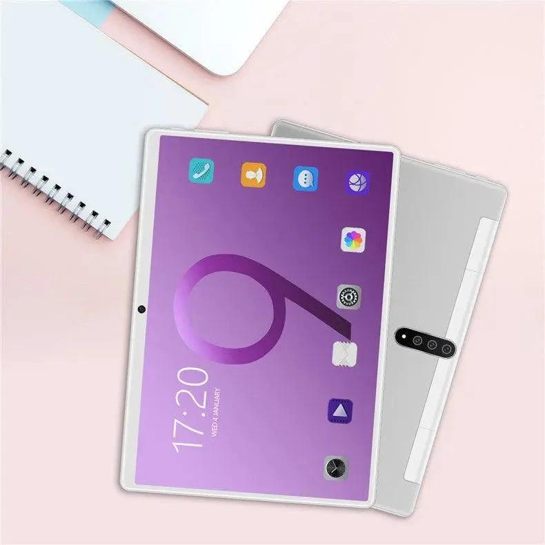 Mandotos 10.1-inch Android tablet with 3G calling, entertainment features, and sleek design displayed on screen
