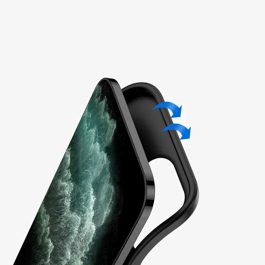 Mandotos Smart Clip-On Power Bank attached to a smartphone, compact portable charging device with clip for on-the-go power.