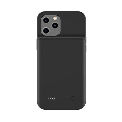 Mandotos Smart Clip-On Power Bank attached to a smartphone, portable charging device with compact design and USB ports.