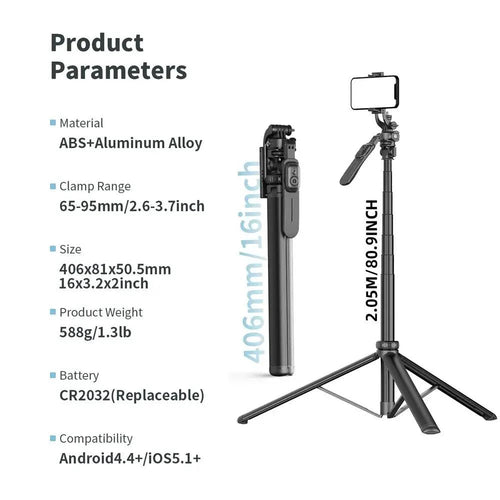 Mandotos smart tracking camera stand with adjustable mount and sleek design for secure camera positioning and smooth tracking.