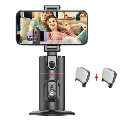 Mandotos Smart Tracking Camera Stand with adjustable mount and sleek design for secure, hands-free camera positioning.