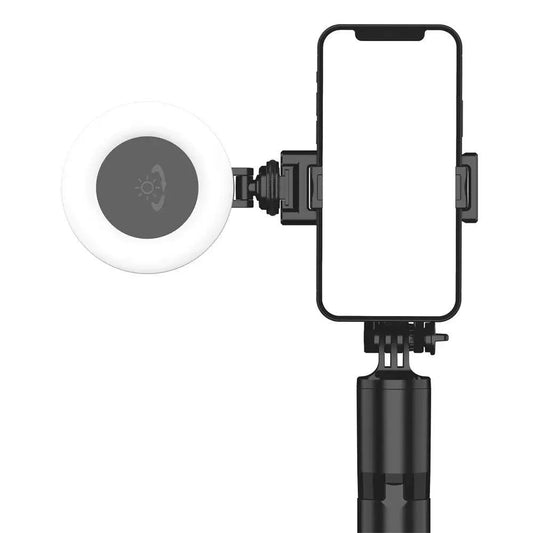 Mandotos Smart Tracking Camera Stand with adjustable mount and compact design for secure camera positioning.