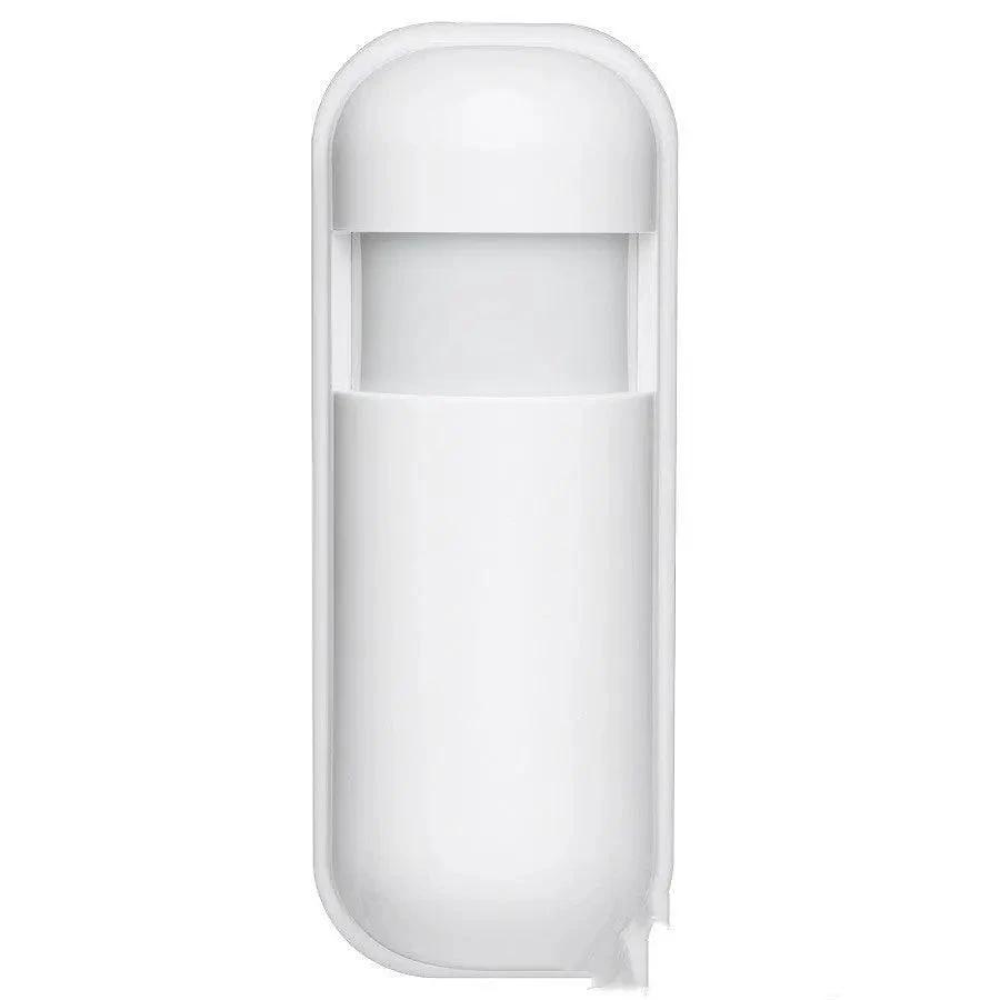 Wireless GSM store door and window anti-theft alarm by MANDOTOS, compact device with sensors for security monitoring.