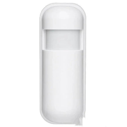 Wireless GSM store door and window anti-theft alarm by MANDOTOS, compact device with sensors for security monitoring.