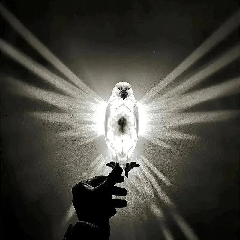 Mandotos Soaring Eagle Wall Light featuring a detailed eagle design, perfect for outdoor or indoor decorative lighting.