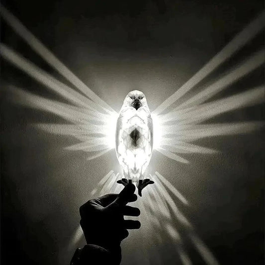 Mandotos Soaring Eagle Wall Light featuring a detailed eagle design, perfect for outdoor or indoor decorative lighting.