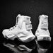 Mandotos men's large size trendy casual sports shoes with sock-inspired design and comfortable fit.