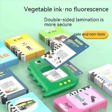 Mandotos Soundastic Learning Card Toy featuring colorful cards and playful illustrations for educational fun.