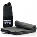 Mandotos Speedy Absorb Microfiber Towel spread out, showing its soft, lightweight microfiber fabric ideal for quick drying and travel use.
