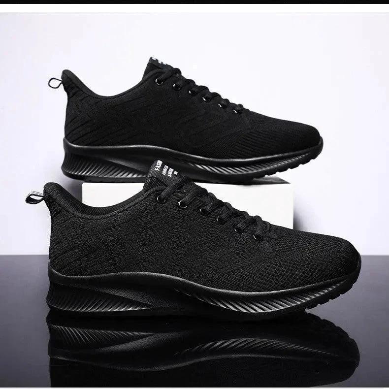 Mandotos Sports Flying Woven Cold Sticky Ultralight Casual Running Shoes with breathable mesh and lightweight design