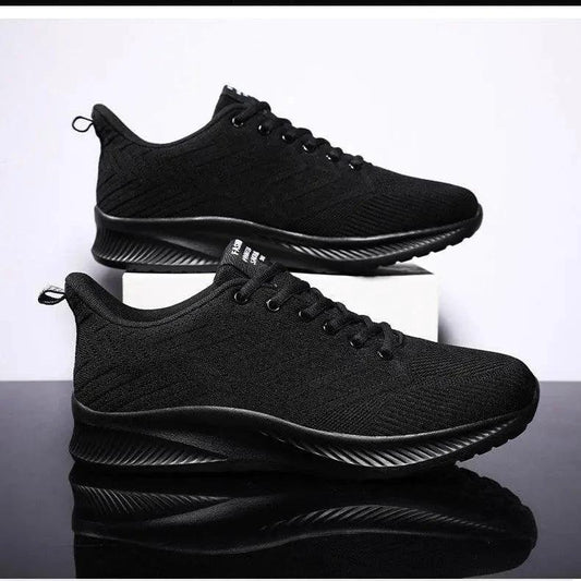Mandotos Sports Flying Woven Cold Sticky Ultralight Casual Running Shoes with breathable mesh and lightweight design