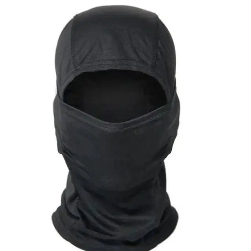 Mandotos Stealth Ops Camo Face Mask with camouflage pattern, breathable fabric, and adjustable straps for outdoor or tactical use.