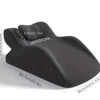 Mandotos stomach sleeper pillow with ergonomic design for comfortable side and stomach sleeping positions.