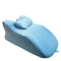 Mandotos stomach sleeper pillow with ergonomic design for comfortable side and stomach sleeping support.