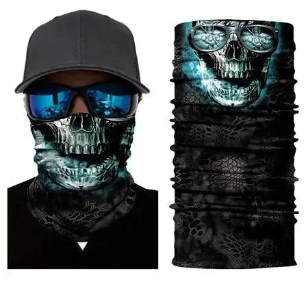 MANDOTOS SunGuard UV Shield Scarf in breathable fabric, designed to protect against sun and UV rays while providing comfortable wear.
