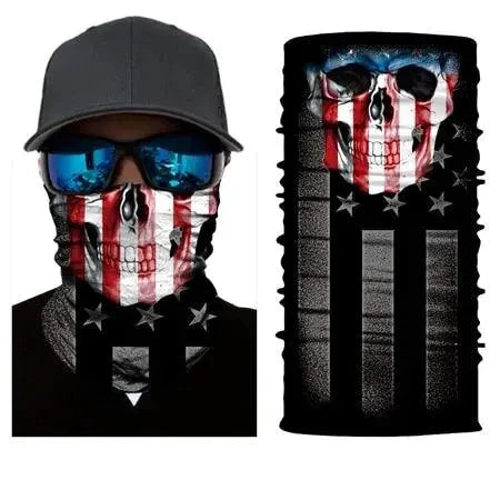 Mandotos SunGuard UV Shield Scarf in lightweight fabric, featuring a versatile design for sun protection and stylish wear.