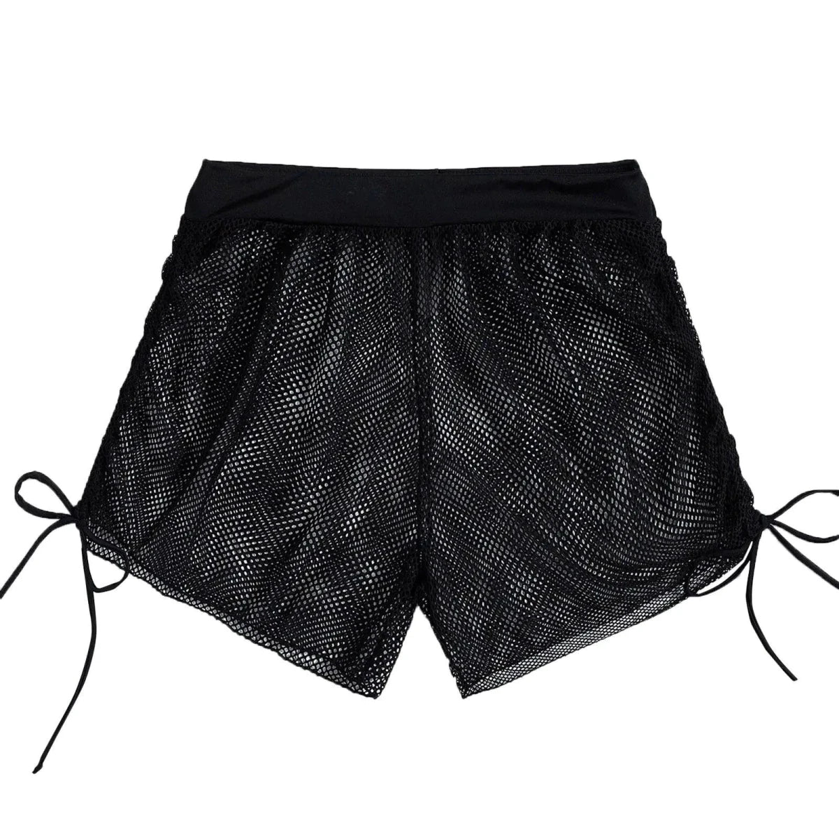 Mandotos SunnyVibes swimwear cover-up shorts with a relaxed fit, perfect for beach days and casual summer outings.