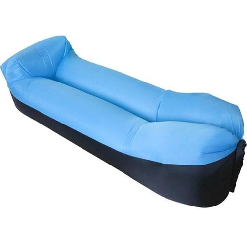 Mandotos SunScape inflatable lounger in vibrant colors, designed for comfortable outdoor relaxation and easy portability.