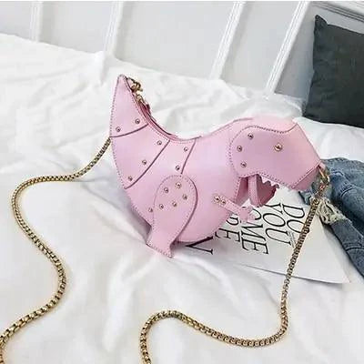 Mandotos T-Rex theme leather tote bag with detailed dinosaur design and sturdy handles for everyday use.