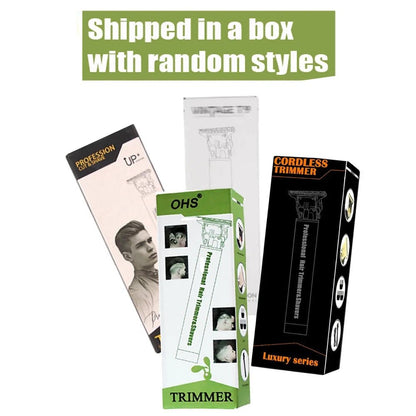 Mandotos T9 electric hair clipper with repair feature, beard shaver, body trimmer, and zero blade for men's haircut and grooming.