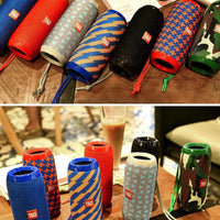 Mandotos TG117 Bluetooth portable waterproof TWS outdoor speaker with rugged design and built-in controls.