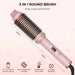 Mandotos Thermal Curl Styler Brush with heated barrel for creating voluminous curls and waves in hair.